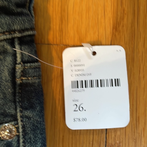 NWT FREE PEOPLE WE THE FREE JEANS DISTRESSED 26 - Picture 3 of 8
